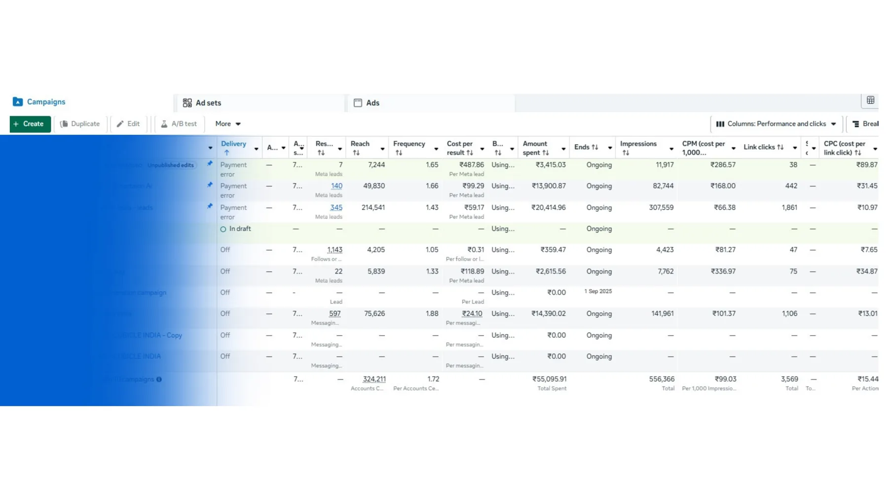 Ad account results screenshot 4